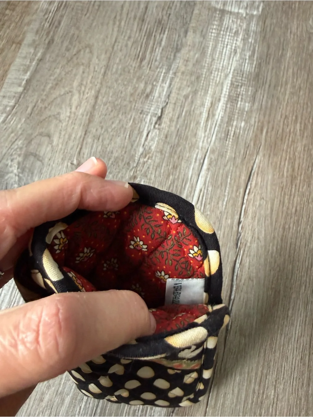 VTG Vera Bradley Chanticleer Hen Egg Print Sunglass Case Holder Rooster Chicken